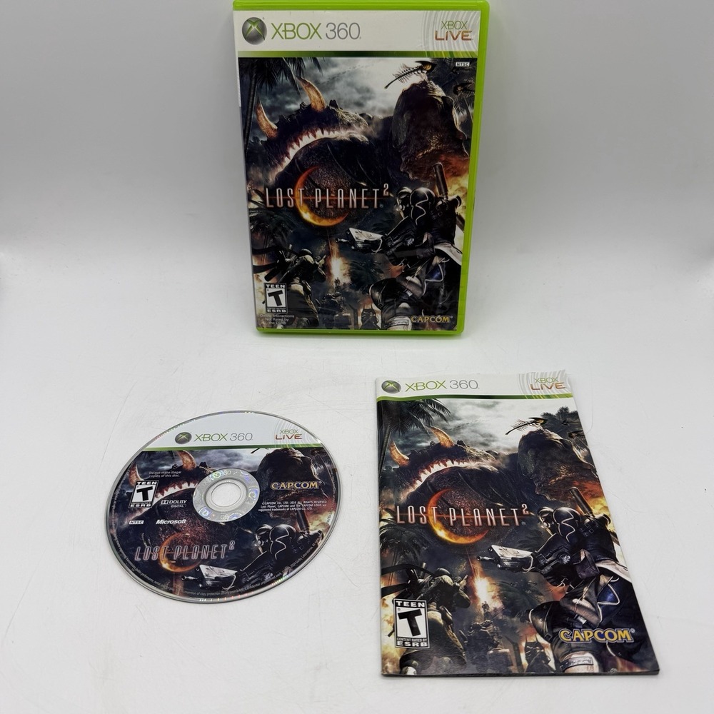 Lost Planet 2 (Microsoft Xbox 360, 2010) CIB Complete w/ Manual Tested